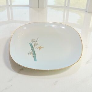 Noritake Bamboo Paradise Serving Platter with Gold Accent